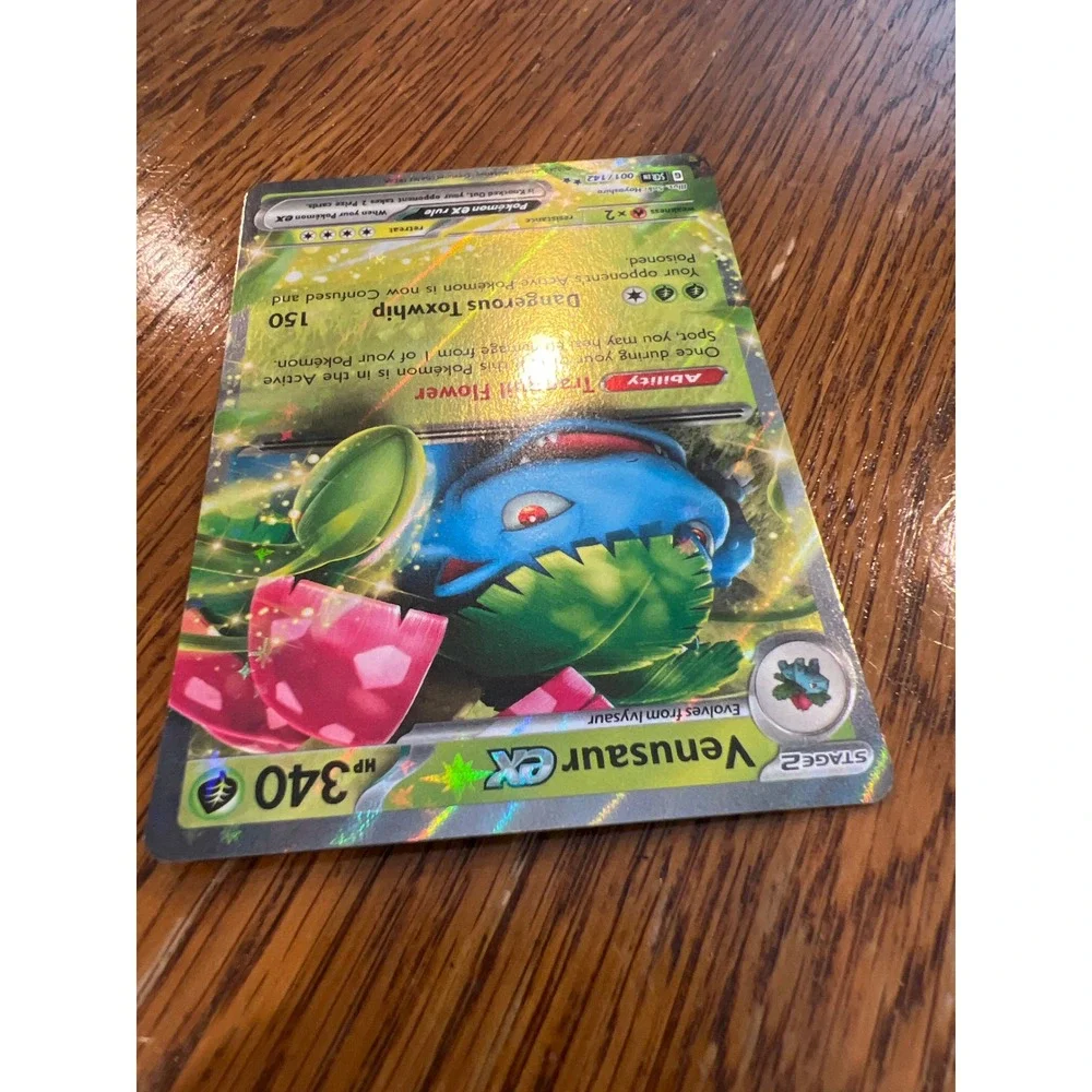 Pokemon Venusaur ex 001/142 Stellar Crown Ultra Rare Holo Card Scarlet Violet